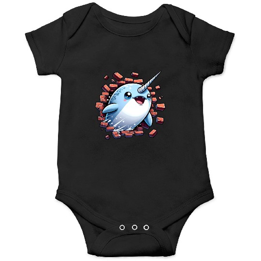 Narwhal Surprise Onesies