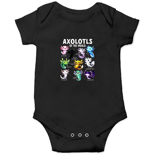 Axolotl Kawaii Axolotls of the World Axolotl Onesies