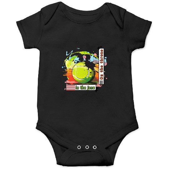 Typography tennis design Onesies