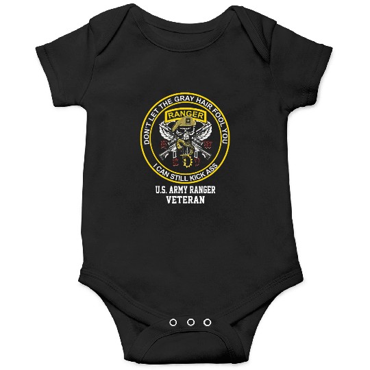 Retired US Army Ranger Veteran USA Military Vet Onesies