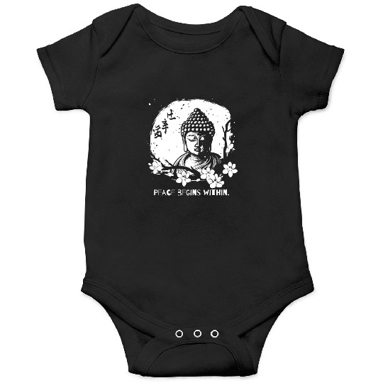 Peace Begins Within – Serene Buddha Onesies