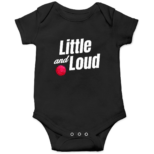 Little And Loud Funny Cheer Flyer Football Onesies