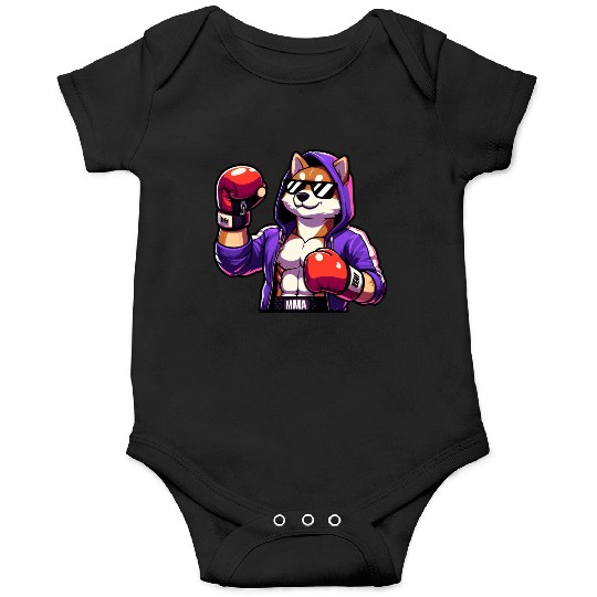 MMA Fighter Fox with Purple Jacket Onesies