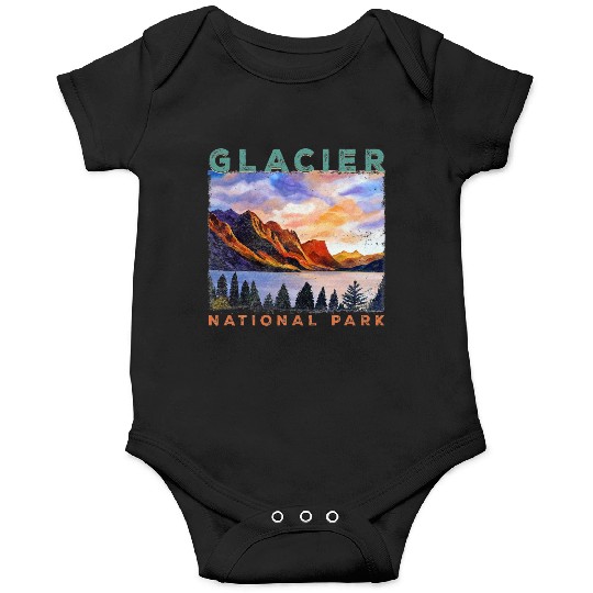 Glacier National Park US Montana parks Onesies