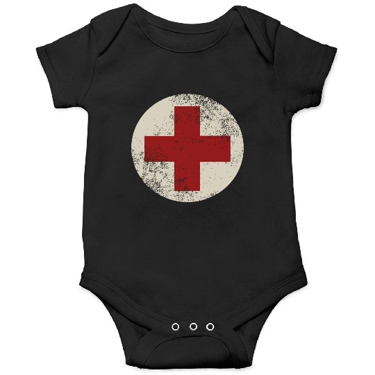 WW2 Combat Medic Symbol Onesies