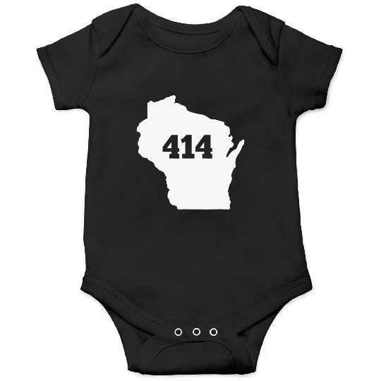 Wisconsin 414 Area Code Onesies