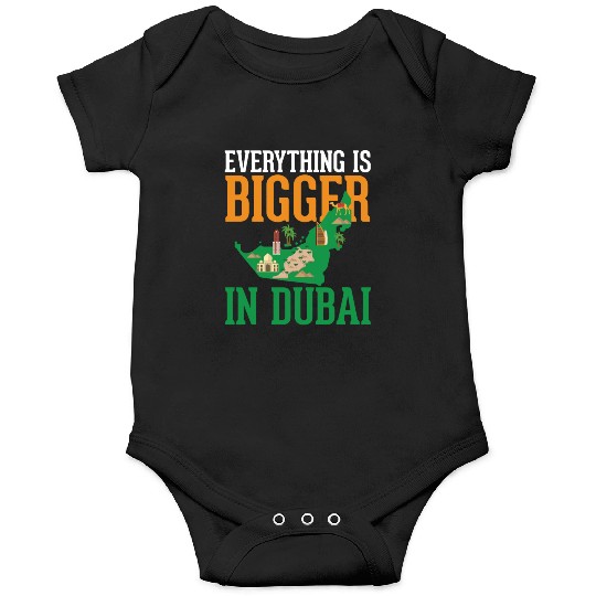 Dubai Map: The City of Dreams Onesies