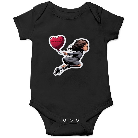 Girl with Balloon by Banksy, Iconic Street Art Onesies