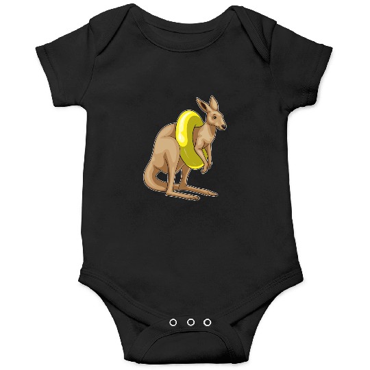 Kangaroo Swimming Swim ring Onesies