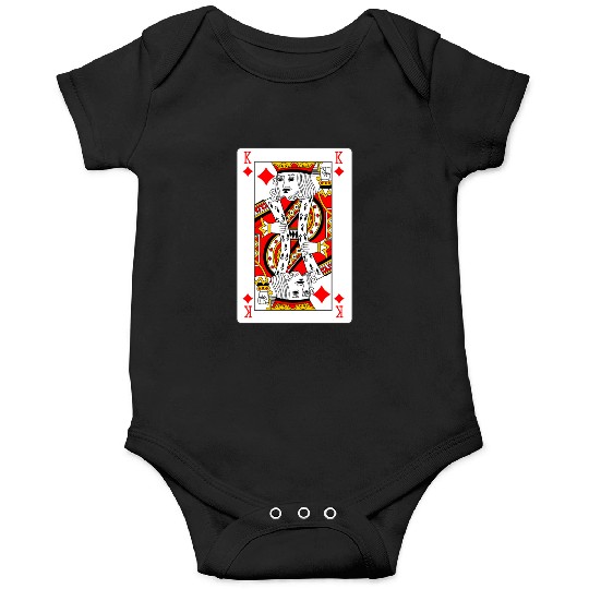King of Diamonds Playing Card Onesies