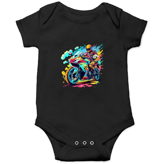 Legend cross motocycle Biker Road Trip Onesies