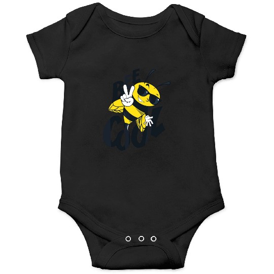 Bee Cool apparel for boys girls Love Peace Jelly Onesies