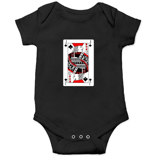 Jack Playing card of spades Onesies
