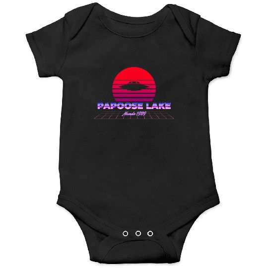 Vaporwave Papoose Lake Nevada Area 51 S4 Onesies