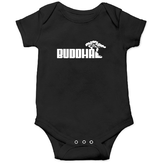 Buddha Sport Logo White Onesies