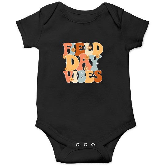 Field Day Vibes Outdoor Sunshine Flowers Onesies