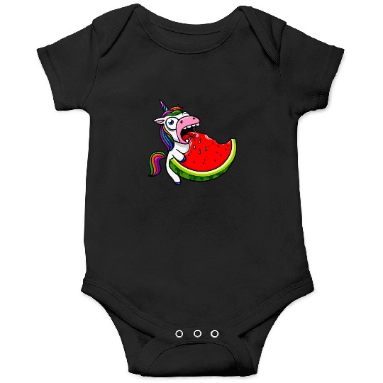 Unicorn Melon Sweet Comic Crazy Funny Quirky Onesies