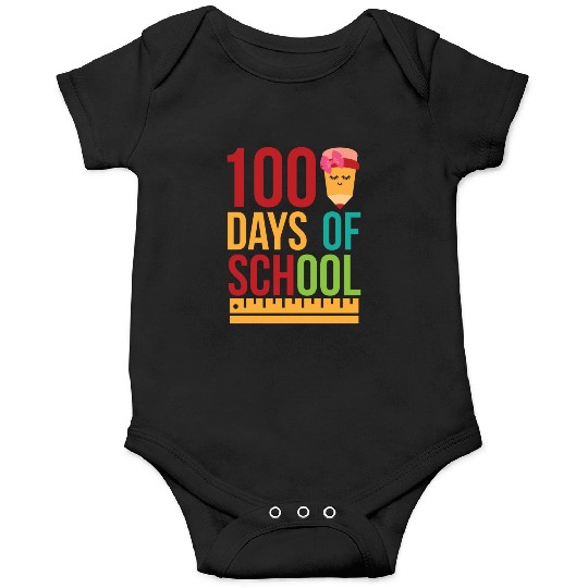 100 days of school 01 Onesies