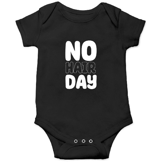 No Hair Day Funny Bald Bearded Hairstylist Onesies
