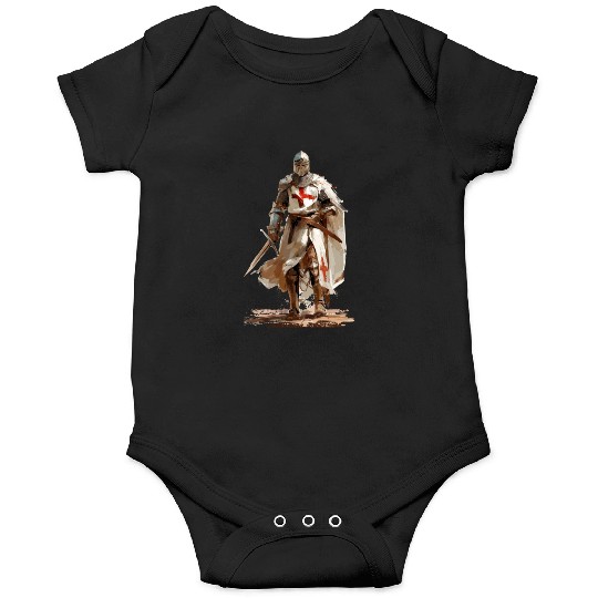 German crusader - Knight templar - Child of God Onesies