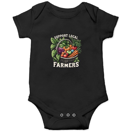Farmers Market Farmer Agriculture Farming Food Onesies