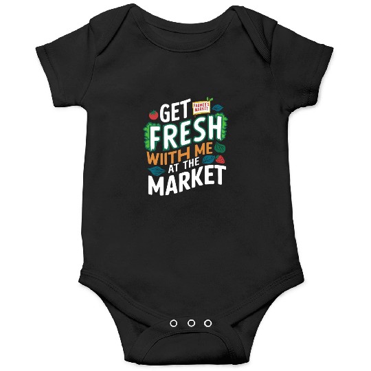 Farmers Market Farmer Agriculture Farming Food Onesies