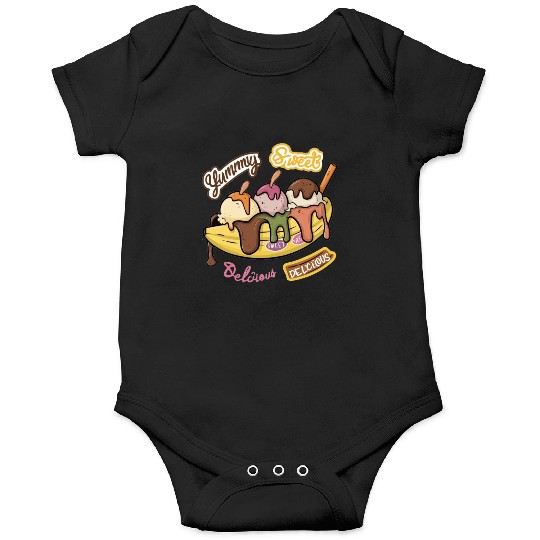 banana split-Delicious sweet Onesies