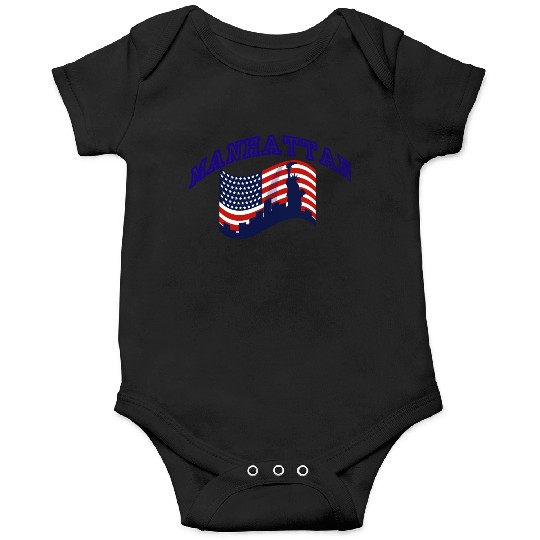 Manhattan usa Onesies