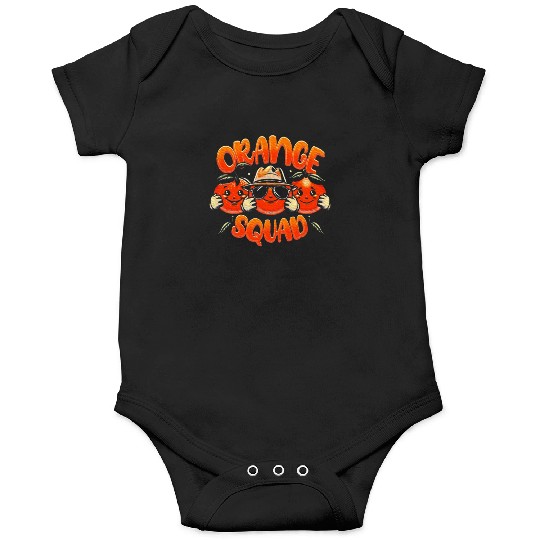 Orange Citrus Fruit Lover Orange Squad Meme Onesies