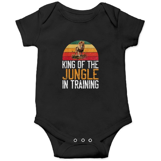 King of the Jungle in Training Lion Onesies