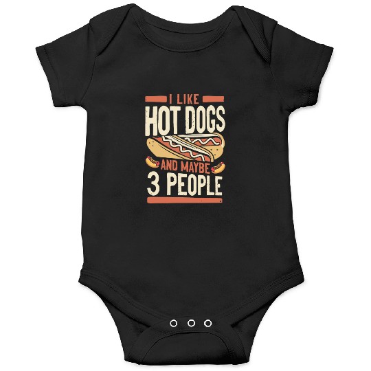 Hot Dog Adult I Like Hot Dogs And Onesies