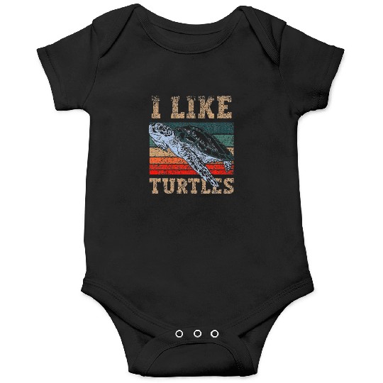 I Like Turtles Lover Turtle Pet Animal Onesies