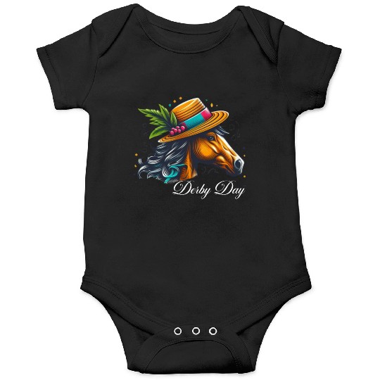 Funny Derby Fascinator Horse racing Onesies