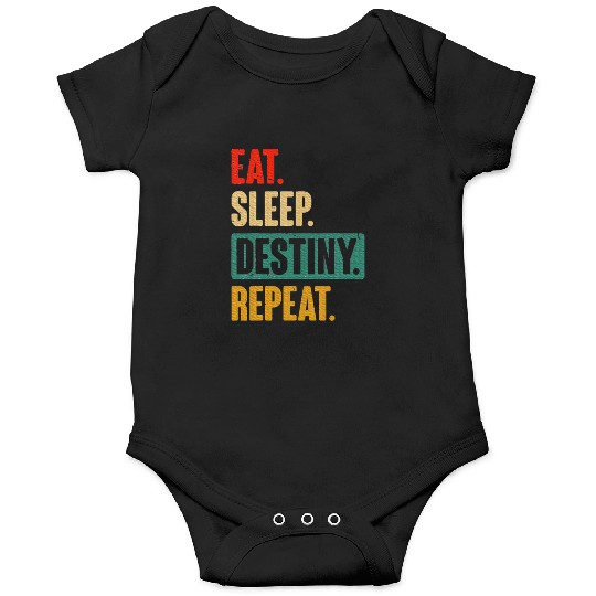 Eat Sleep Destiny Repeat Video Games Gaming Gift Onesies