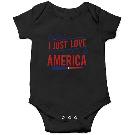 I Just Love America Onesies