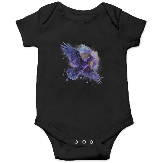 Celestial Raven Clipart Clipart, Crow Bird Witch Onesies
