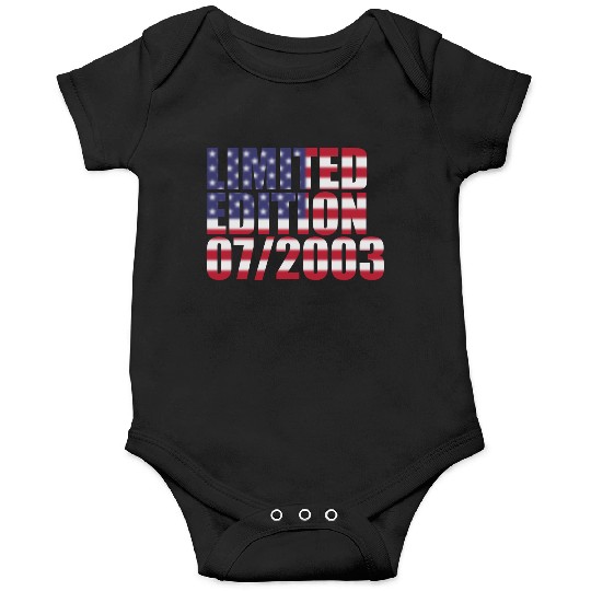 21st birthday Limited Edition USA 07/2003 Onesies
