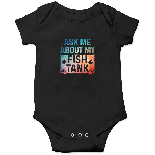 Fish Tank Art Fish Tank Aquarium Lover Onesies