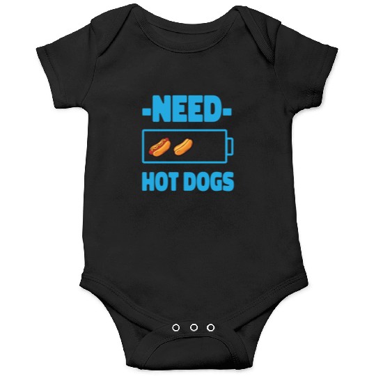 Hot Dog Adult Battery Need Hot Onesies