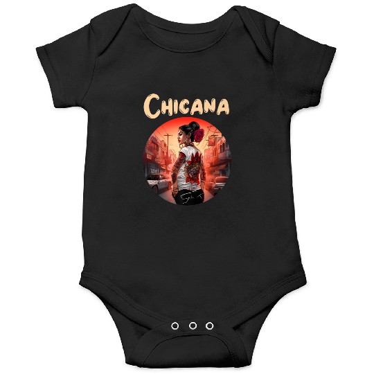 Chicana Lowrider Clothes Mexican American Onesies