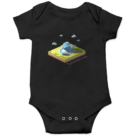 Geometric low poly Universal Studios Onesies