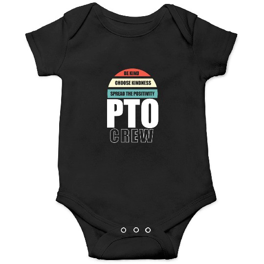 PTO Crew School Volunteer Parent Teacher Onesies