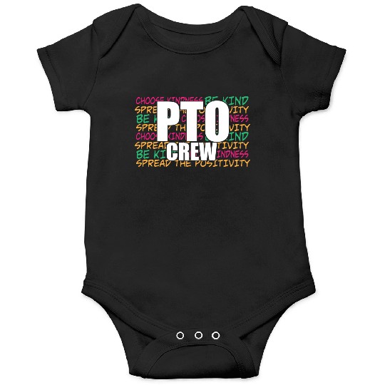 PTO Crew School Volunteer Parent Teacher Onesies
