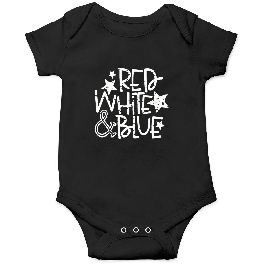 Red White And Blue Onesies