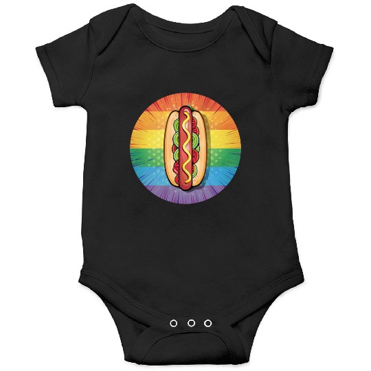 LGBTQ Hot Dog Onesies