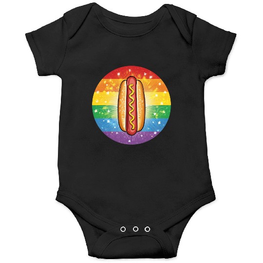 LGBTQ Hot Dog Onesies