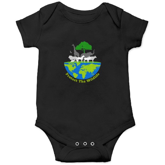 Protect The Wildlife Nature Earth Day Save Safari Onesies