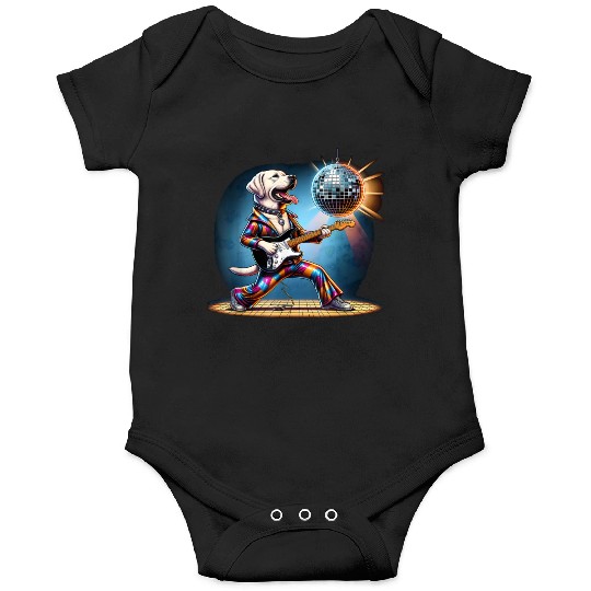Disco Labrador Retriever dog Onesies