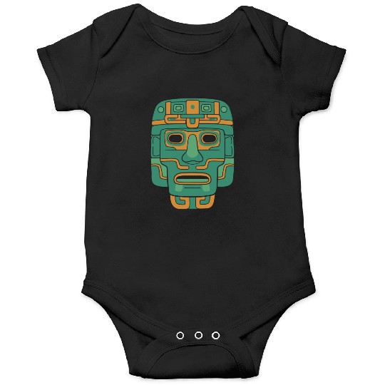 Aztec God Ancient Mythology Huitzilopochtli Mask Onesies