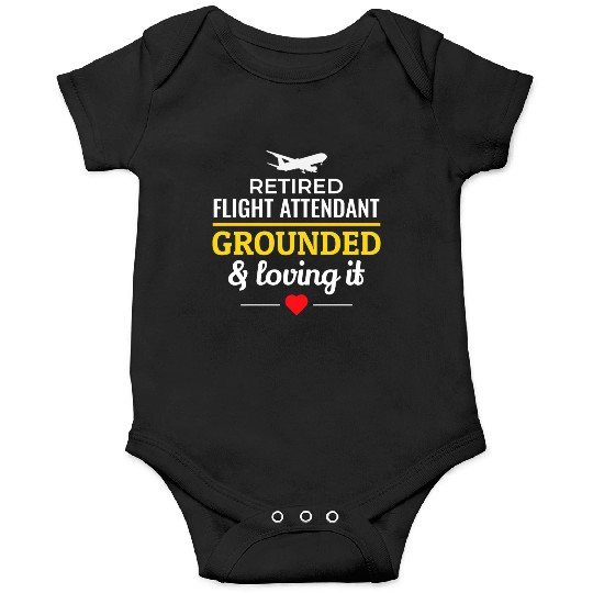 Retired Flight Attendant Aviation Cabin Crew Onesies